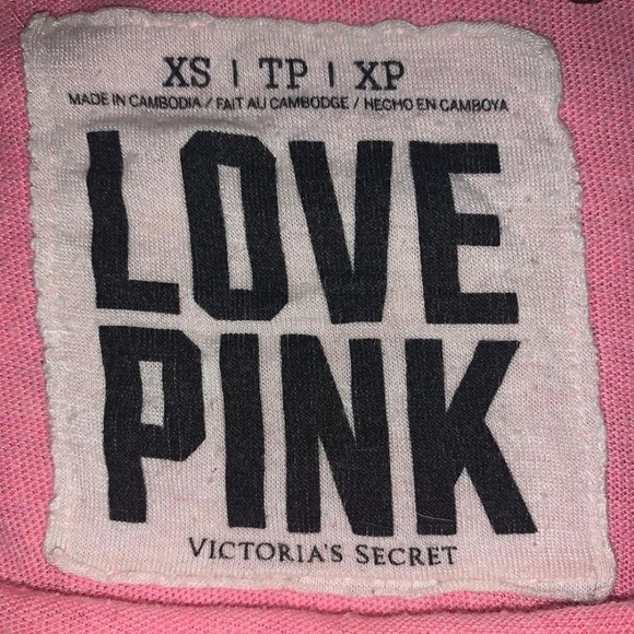 Long sleeve Pink VS - Picture 2 of 3